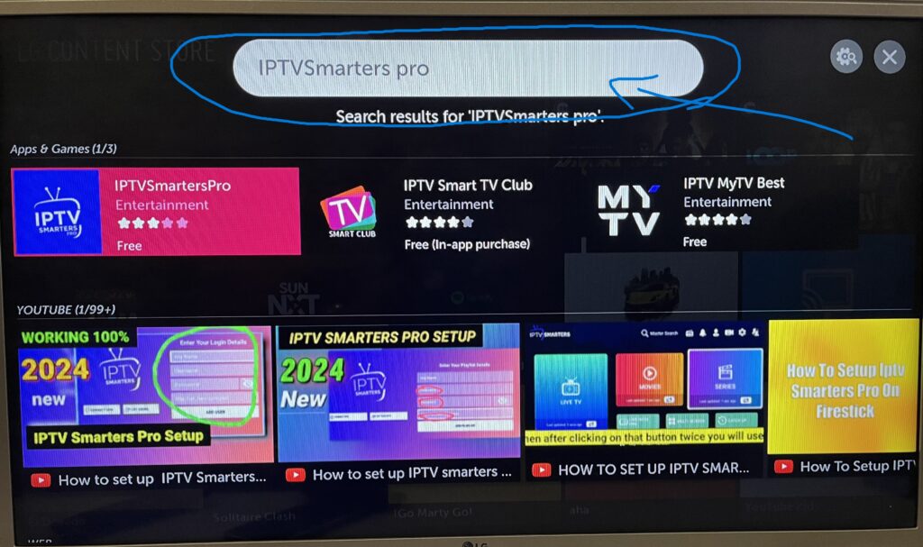 IPTV on LG TV