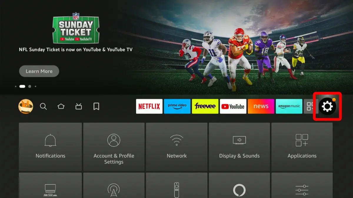 Firestick settings