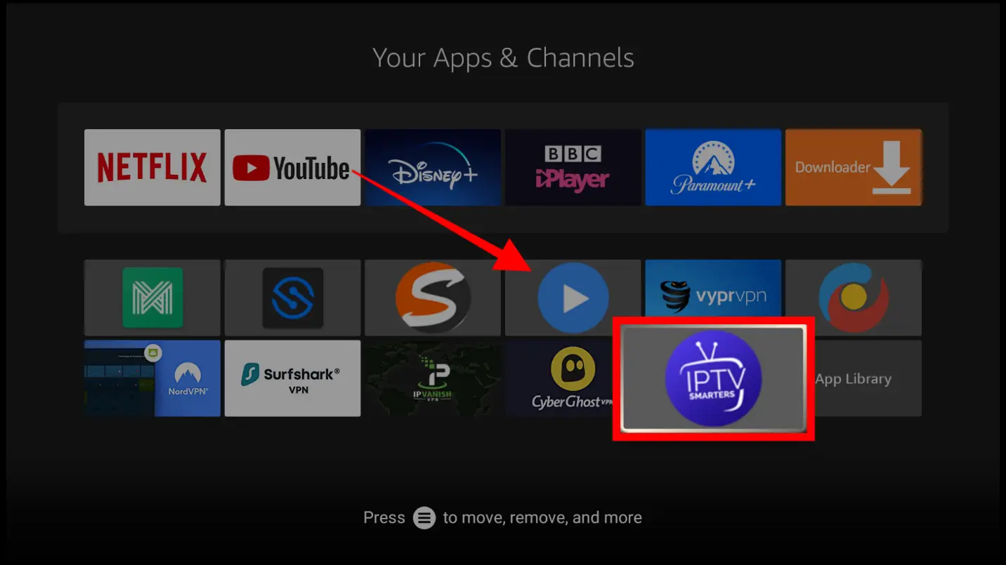 IPTV smarters firestickt
