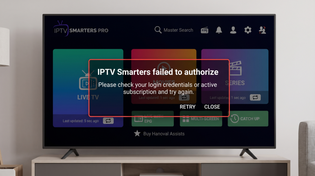 Fix the iptv smarters failed to authorize Error (And Upgrade for Good) | SoftvinTech